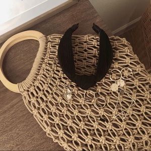 @shopshellsea Nude Crochet Knitted Bag